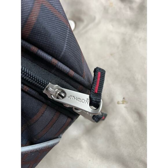 Athalon 29" Hybrid Half Luggage/Half Duffel plaid rolling suitcase traveling bag - Picture 13 of 14